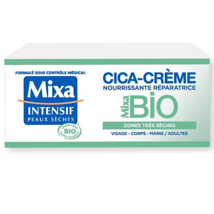 Cica-Crème nourrissante réparatrice - Mixa bio zones très sèches 50ml