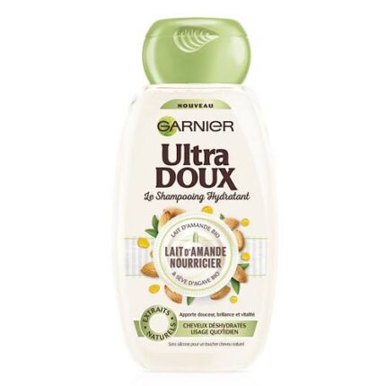 Shampooing Ultra doux lait d'amande nourricier - Garnier pour cheveux déshydratés 200ml