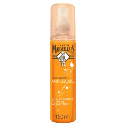 Huile Sublimante Anti-Cellulite à l’Huile d’Abricot, Thé Vert & l'Anis Etoilé - Le Petit Marseillais 150ml