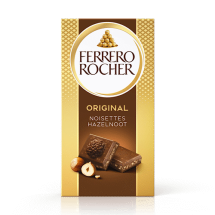 Tablette chocolat aux lait & noisettes Original - Ferrero Rocher 90g