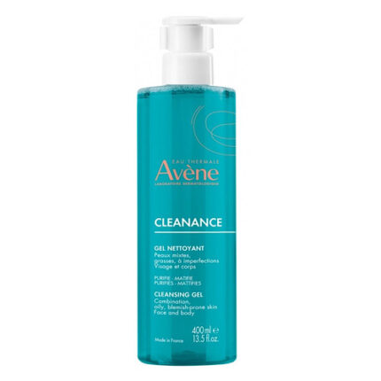 Gel Nettoyant Cleanance – Avène peaux mixtes, grasses a imperfections visage & corps 400ml