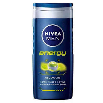 Gel Douche Energie 3en1 - Nivea men corps , visage & cheveux 250ML