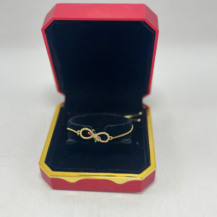 Bracelet infinity en acier inoxydable