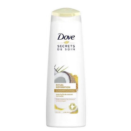 Shampooing Rituel Réparation à l’huile de coco & curcuma – Dove cheveux endommager 400ml