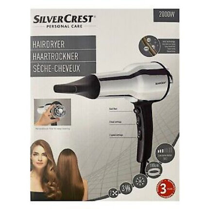 Sèche cheveux ionique 2000w - Silver Crest