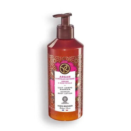 Lait corporel hammam à l’huile d’Argan & pétales de rose - Yves rocher 390ml