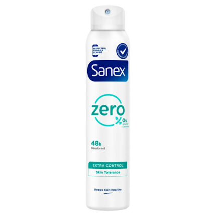Déodorant Zero 0% Alcool extra control Skin tolerance 48h - Sanex 200ml