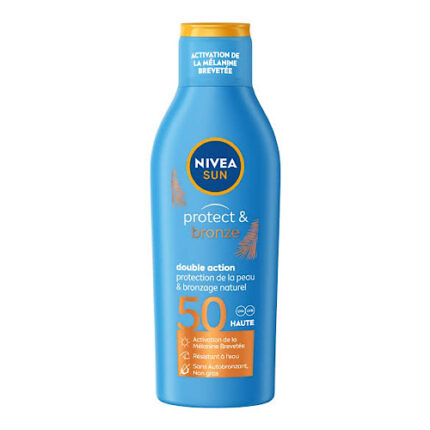 Lait solaire protect & bronze Spf 50 - Nivea sun 200ml