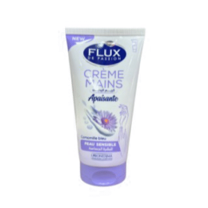 Crème hydratante pour les mains à la camomille bleu - Flux peaux sensibles 75ml