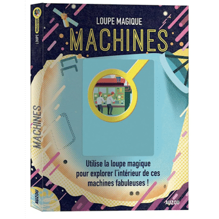 Livre Loupe magique Machines - Auzou
