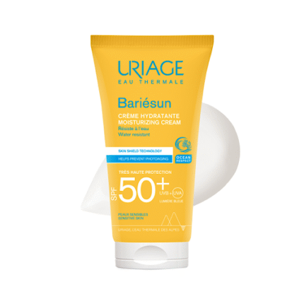 Ecran total Bariésun crème hydratante SPF50+ - Uriage peaux sèches, peaux sensibles 50ml