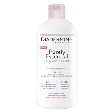 Lait Micellaire Purely Essential - Diadermine tous types de peaux 400ml