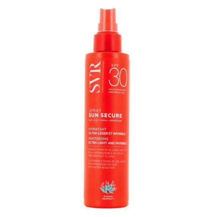 Spray Solaire Sun Secure Ultra Léger et Invisible SPF30 – SVR peaux hypersensibles au soleil 200ml