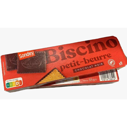 Biscuits Petit-Beurre Chocolat Noir Biscino - Sondey