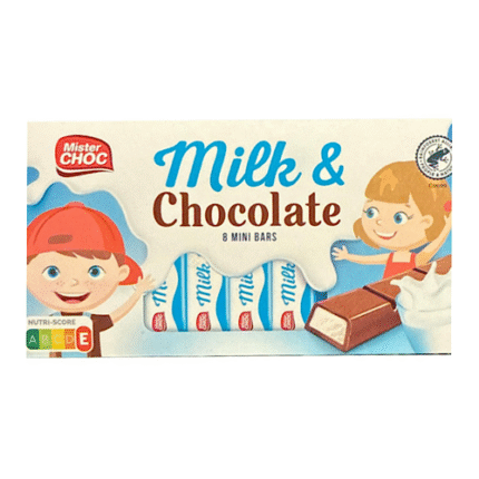 Barre Coeur au lait & chocolat - Mister Choc 100g
