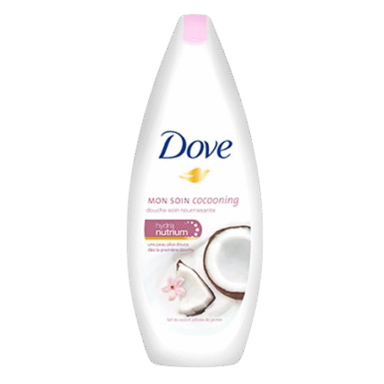Gel douche au Lait de Coco et Pétales de Jasmin - Dove tous types de peaux 500ml