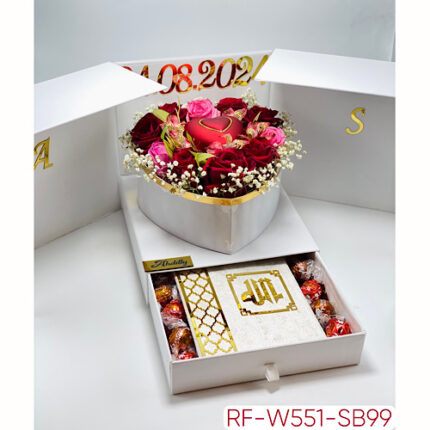 Box magic blanche pour bague