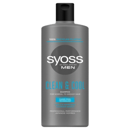 Shampooing Clean & Cool - Syoss Men cheveux normaux à gras 440ml