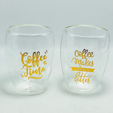 Mug en verre double paroi