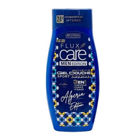 Gel Douche Sport 3en1 Édition Algérie- Flux Men cheveux, visage & corps 265ml