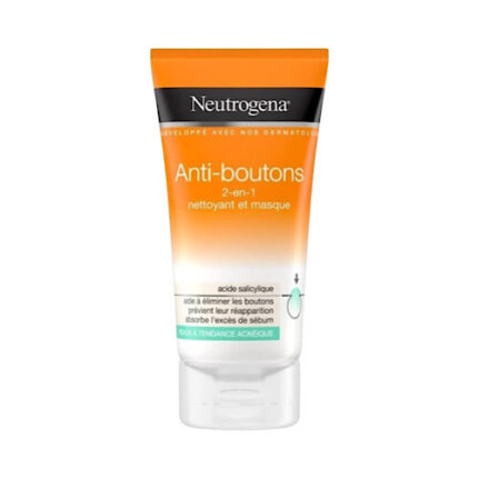 Creme Nettoyant et masque anti-boutons  -Neutrogena peaux a tendance acneique 150ml