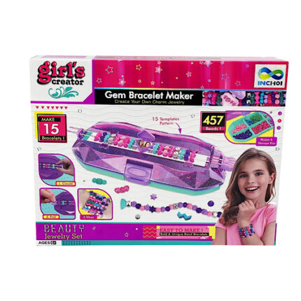 Kit de fabrication de bracelets perlés pour filles