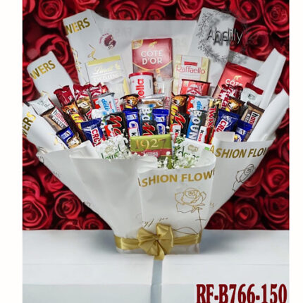 Grand bouquet de chocolats assis ( sur socle )