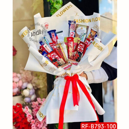 Bouquet de chocolats portatif