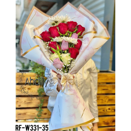 Bouquet de fleurs portatif