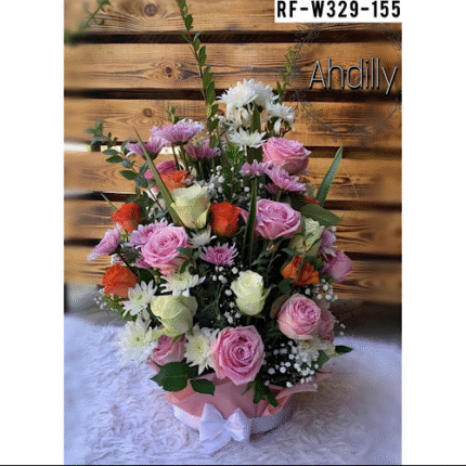 Grand bouquet de fleur assis ( sur socle )