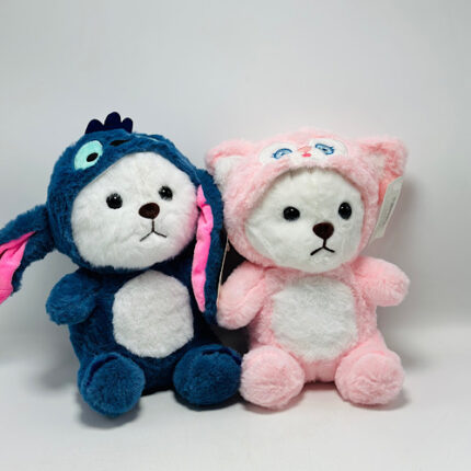 Peluche avec déguisement
