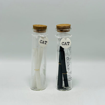 Bouteille de voeux Cat