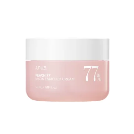 Crème Enrichie Pêche 77 % Niacine - Anua tous types de peau 50ml