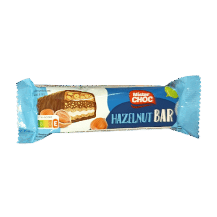 Barre chocolat noisette caramel - Mister Choc 40g