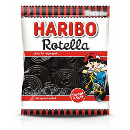 Bonbons réglisse Rotella - Haribo 300g