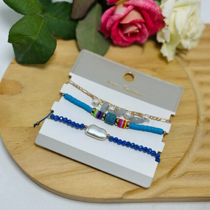 Bracelet à perles multi-range