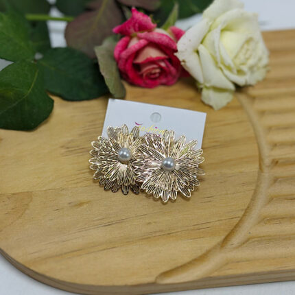 Boucles d’oreilles Florale en acier inoxydable