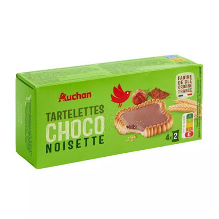 Tartelettes Choco Noisette – Auchan 127g
