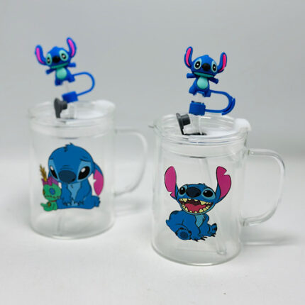 Mug avec Paille et Couvercle Stitch