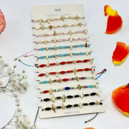 Bracelet de perles & coquillages
