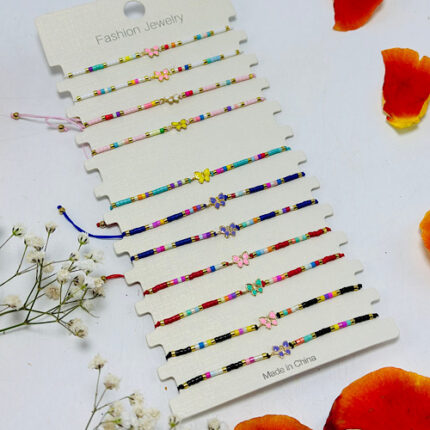 Bracelet à perles papillon