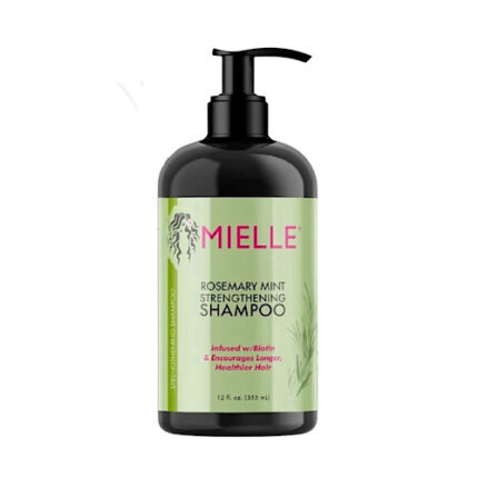 Shampoing fortifiant romarin et menthe - Mielle cheveux fragilisés et secs 355ml