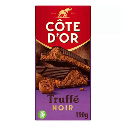 Tablette chocolat Noir Truffé – Cote d’Or 180g