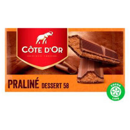 Tablette chocolat aux lait Praliné Dessert 58 – Cote d’Or 180g