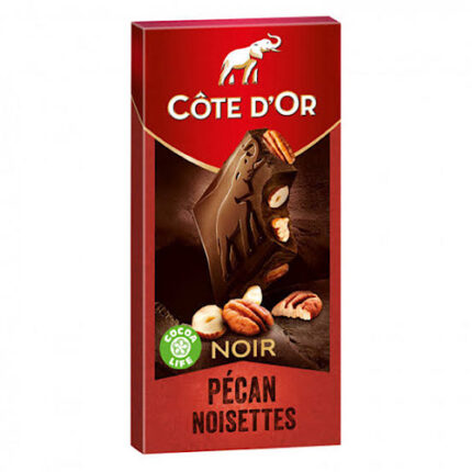 Tablette chocolat noir pécan noisettes – Cote d’Or 180g