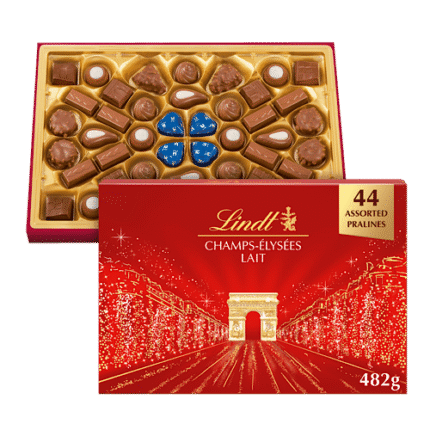Coffret de Chocolats Champs-Élysées Lait – Lindt 482g