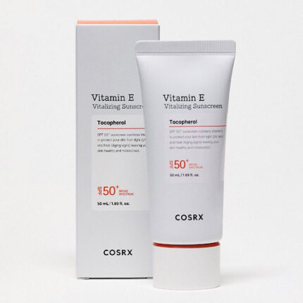 Crème solaire Vitamin E Tocopherol SPF50  – Cosrx tous types de peaux 50ml