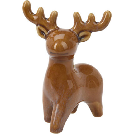 Petite figurine en forme de Cerf marron
