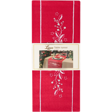 Chemin de table brodé