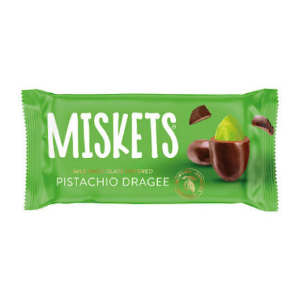 Dragée de pistaches enrobée de chocolats – Miskets 20g